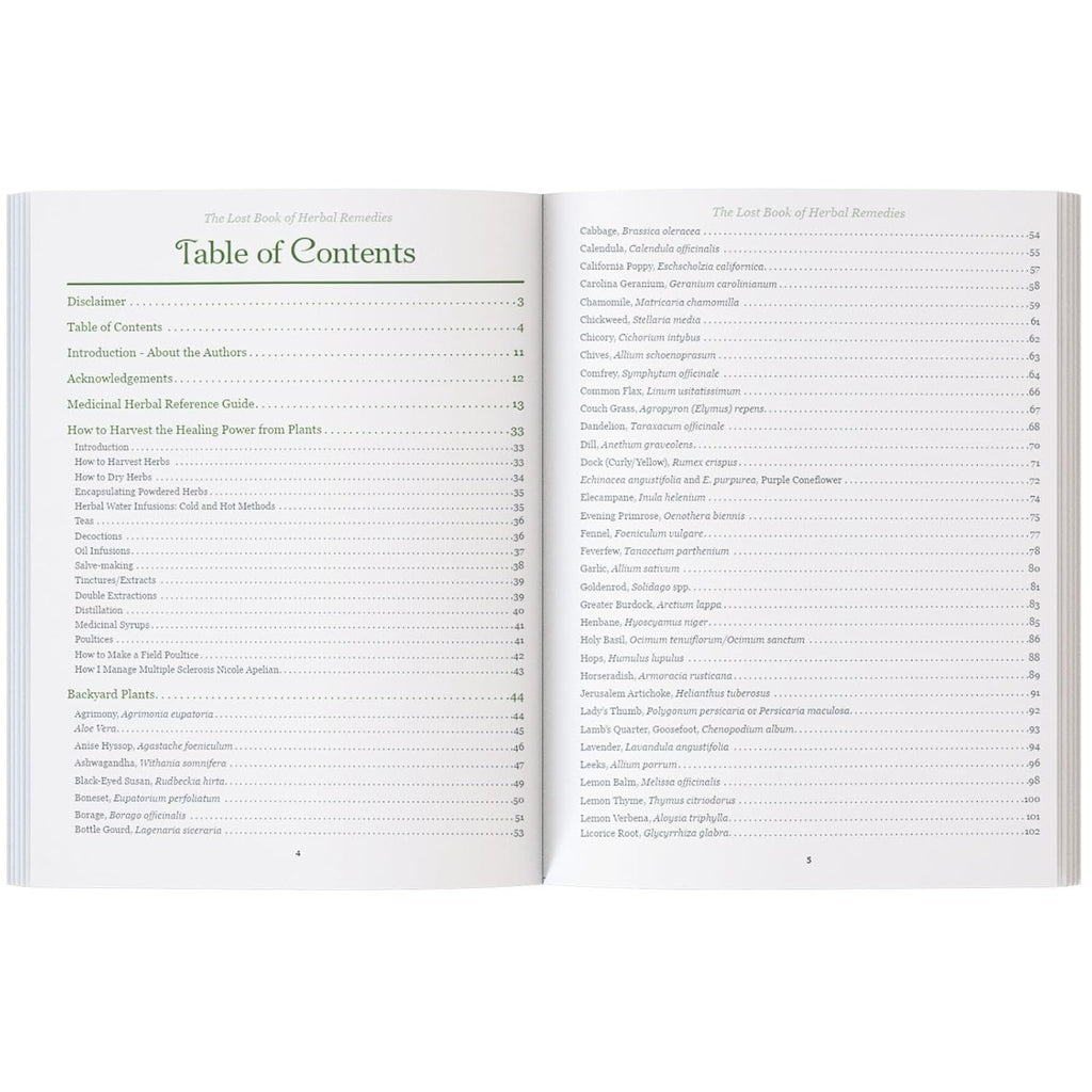 The Lost Book of Herbal Remedies