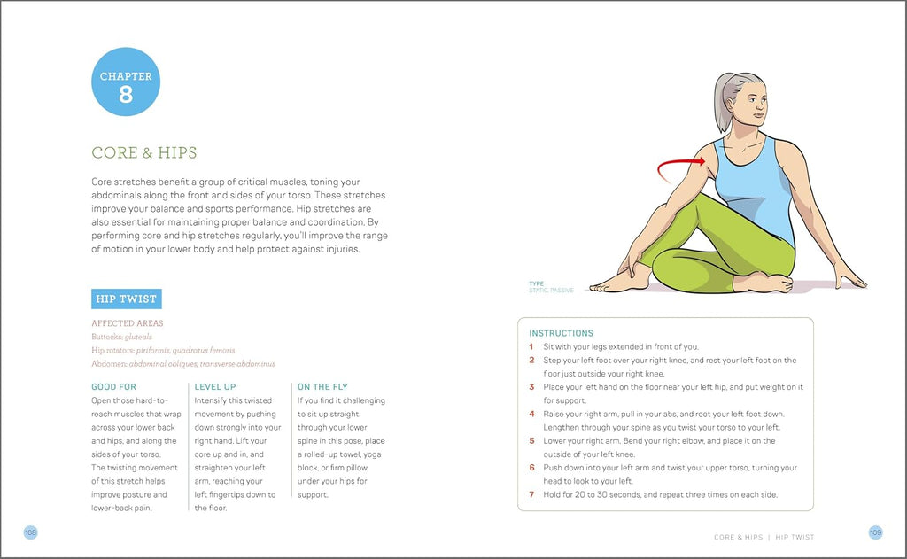 Stretching for Beginners: Improve Flexibility and Relieve Aches and Pains with 100 Exercises and 25 Simple Routines