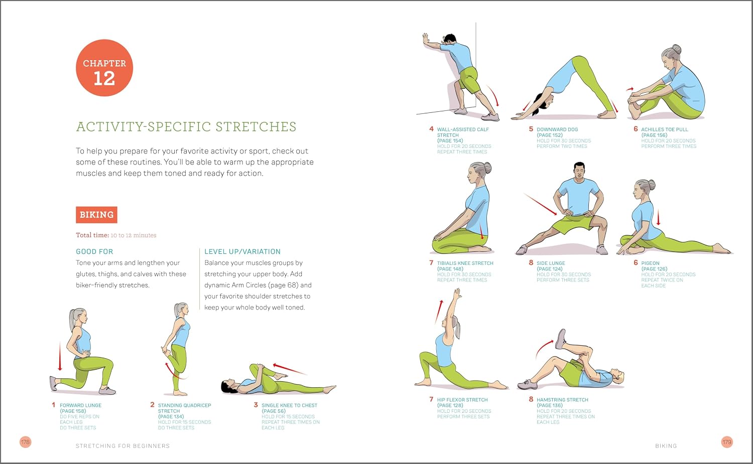 Stretching for Beginners: Improve Flexibility and Relieve Aches and Pains with 100 Exercises and 25 Simple Routines